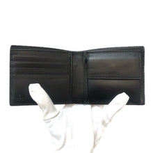 画像をギャラリービューアに読み込む, GUCCI グッチ グッチシマ ニューウェブ コンパクトウォレット 408826 二つ折り財布 レザー ブラック メンズ 【中古】