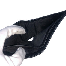 画像をギャラリービューアに読み込む, GUCCI グッチ グッチシマ ニューウェブ コンパクトウォレット 408826 二つ折り財布 レザー ブラック メンズ 【中古】