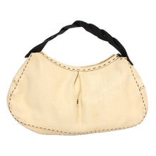 画像をギャラリービューアに読み込む, HENRY BEGUELIN エンリーベグリン オミノ刺繍 タッセル ショルダーバッグ レザー アイボリー レディース 【中古】