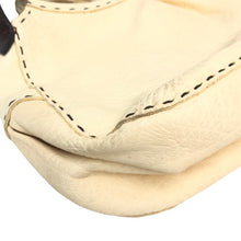 画像をギャラリービューアに読み込む, HENRY BEGUELIN エンリーベグリン オミノ刺繍 タッセル ショルダーバッグ レザー アイボリー レディース 【中古】