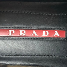 画像をギャラリービューアに読み込む, PRADA プラダ スリッポン ハラコ カーキ系 サイズ36(23cm相当) 【中古】レディース