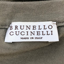 画像をギャラリービューアに読み込む, Brunello Cucinelli ブルネロクチネリ 半袖Tシャツ コットン カーキ レディース 【中古】