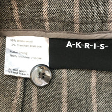 画像をギャラリービューアに読み込む, AKRIS アクリス スラックス パンツ ウール グレー レディース 【中古】