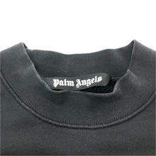 將圖片載入圖庫檢視器 Palm angels パームエンジェルス スカル ファイヤーパターン バックロゴ PMBA026S20631007 スウェット コットン ブラック メンズ 【中古】