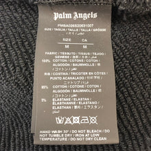 將圖片載入圖庫檢視器 Palm angels パームエンジェルス スカル ファイヤーパターン バックロゴ PMBA026S20631007 スウェット コットン ブラック メンズ 【中古】