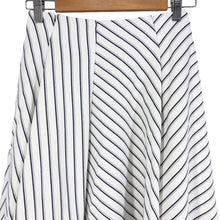 画像をギャラリービューアに読み込む, Selford セルフォード ストライプタックボリューム ロングスカート ホワイト レディース 【中古】