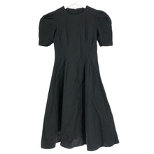 Load image into Gallery viewer, Birthday bash バースデーバッシュ ワンピース ロング パフスリーブ 半袖 コットン ブラック レディース 【中古】