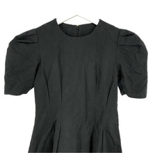 Load image into Gallery viewer, Birthday bash バースデーバッシュ ワンピース ロング パフスリーブ 半袖 コットン ブラック レディース 【中古】