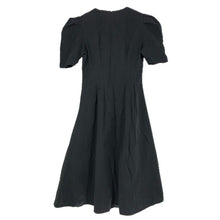 Load image into Gallery viewer, Birthday bash バースデーバッシュ ワンピース ロング パフスリーブ 半袖 コットン ブラック レディース 【中古】