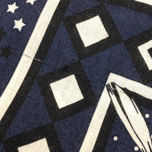 Load image into Gallery viewer, HERMES エルメス カレジェアン140 Fouets et Badines Bandana 鞭とグリップ バンダナ ストール カシミヤ/シルク ネイビー レディース 【中古】