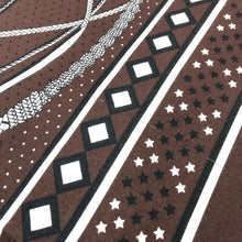 Load image into Gallery viewer, HERMES エルメス カレジェアン140 Fouets et Badines Bandana 鞭とグリップ バンダナ ストール カシミヤ/シルク ブラウン レディース 【中古】