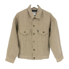 將圖片載入圖庫檢視器 Madison Blue マディソンブルー SUPER BIG G JAC LINEN スーパービッグリネンジャケット 麻100% サイズ00 S相当 MB999 1003 ベージュ レディース 【中古】