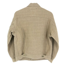 將圖片載入圖庫檢視器 Madison Blue マディソンブルー SUPER BIG G JAC LINEN スーパービッグリネンジャケット 麻100% サイズ00 S相当 MB999 1003 ベージュ レディース 【中古】