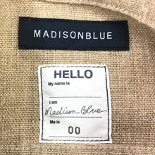 將圖片載入圖庫檢視器 Madison Blue マディソンブルー SUPER BIG G JAC LINEN スーパービッグリネンジャケット 麻100% サイズ00 S相当 MB999 1003 ベージュ レディース 【中古】