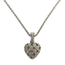 画像をギャラリービューアに読み込む, SWAROVSKI スワロフスキー ネックレス ハートモチーフ アクセサリー シルバー レディース 【中古】