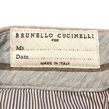 Load image into Gallery viewer, Brunello Cucinelli ブルネロクチネリ アンクル丈 パンツ コットン ベージュ【中古】 レディース