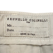 Load image into Gallery viewer, Brunello Cucinelli ブルネロクチネリ クロップドパンツ コットン オフホワイト系 レディース 【中古】