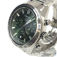 Load image into Gallery viewer, タグホイヤー TAG Heuer カレラ キャリバー ホイヤー02 スポーツクロノグラフ 44mm グリーン メンズ 腕時計 自動巻き CBN2A10 BA06【中古】