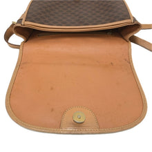 Load image into Gallery viewer, CELINE セリーヌ ショルダーバッグ マカダム 斜め掛け M14 PVC/レザー ブラウン レディース 【中古】