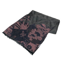 画像をギャラリービューアに読み込む, ETRO エトロ ストール レーヨン グレー【中古】 レディース