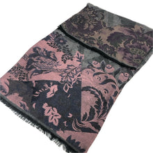 画像をギャラリービューアに読み込む, ETRO エトロ ストール レーヨン グレー【中古】 レディース