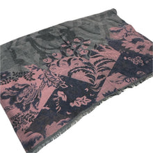 画像をギャラリービューアに読み込む, ETRO エトロ ストール レーヨン グレー【中古】 レディース