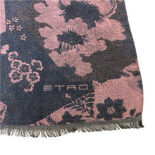 画像をギャラリービューアに読み込む, ETRO エトロ ストール レーヨン グレー【中古】 レディース