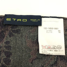 画像をギャラリービューアに読み込む, ETRO エトロ ストール レーヨン グレー【中古】 レディース