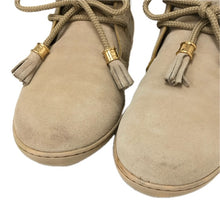 將圖片載入圖庫檢視器 LOUIS VUITTON ルイ・ヴィトン モノグラム スニーカー レースアップシューズ スウェード ベージュ サイズ36.5(23.5cm相当)【中古】レディース