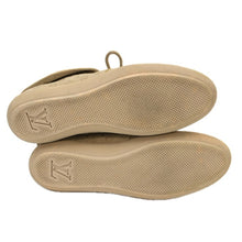 画像をギャラリービューアに読み込む, LOUIS VUITTON ルイ・ヴィトン スニーカー レースアップシューズ ブーツ 折り返し モノグラム スウェード ベージュ レディース 【中古】