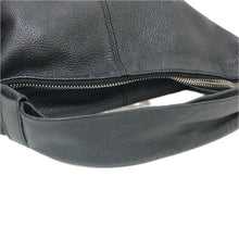 画像をギャラリービューアに読み込む, GUCCI グッチ バンブー 232930 ワンショルダーバッグ ホーボー タッセル レザー ブラック レディース 【中古】