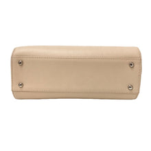 画像をギャラリービューアに読み込む, BURBERRY バーバリー ハンドバッグ トートバッグ ロゴプレート ノバチェック レザー ベージュ レディース 【中古】