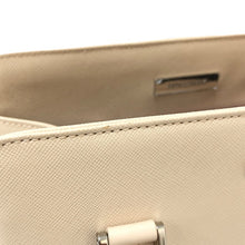 画像をギャラリービューアに読み込む, BURBERRY バーバリー ハンドバッグ トートバッグ ロゴプレート ノバチェック レザー ベージュ レディース 【中古】