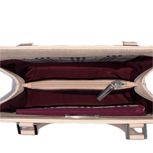 將圖片載入圖庫檢視器 BURBERRY バーバリー トートバッグ ロゴプレート ノバチェック ハンドバッグ レザー ベージュ【中古】レディース