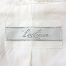 画像をギャラリービューアに読み込む, Leilian レリアン セットアップ ノーカラージャケット スカート 9号 オケージョン セレモニー 結婚式 モノトーン レディース 【中古】