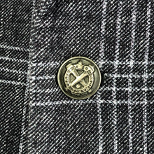 Load image into Gallery viewer, Circolo 1901 チルコロ 1901 ジャケット コットンジャージ メタルボタン 半裏 ストレッチ サイズ50 ネイビー系 グレンチェック柄 メンズ 【中古】