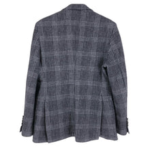 Load image into Gallery viewer, Circolo 1901 チルコロ 1901 ジャケット コットンジャージ メタルボタン 半裏 ストレッチ サイズ50 ネイビー系 グレンチェック柄 メンズ 【中古】