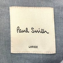將圖片載入圖庫檢視器 Paul Smith ポール・スミス 半袖シャツ オープンカラー リネンシャツ 麻 Lサイズ ダスティブルー メンズ 【中古】