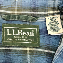 画像をギャラリービューアに読み込む, L.L.Bean エルエルビーン OMS96 長袖シャツ コットン グリーン【中古】 メンズ