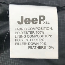 画像をギャラリービューアに読み込む, Jeep sports wear ジープ ダウンジャケット カーキ メンズ 【中古】