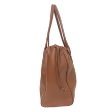 画像をギャラリービューアに読み込む, CELINE セリーヌ カバ ドローストリング キュイル トリオンフ トートバッグ カーフ ブラウン【中古】 レディース