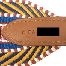 Load image into Gallery viewer, HERMES エルメス バンドリエール サングル カヴァル 50mm ショルダーストラップ キャンバス マルチカラー C刻印 ユニセックス 【中古】