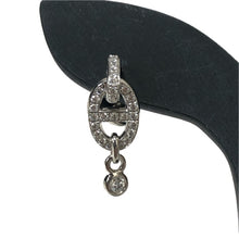 画像をギャラリービューアに読み込む, HERMES エルメス シェーヌダンクル ピアス ドロップ ダイヤモンド ピアス 750WG 磨き済み ジュエリー アクセサリー レディース 【中古】