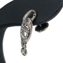 画像をギャラリービューアに読み込む, HERMES エルメス シェーヌダンクル ピアス ドロップ ダイヤモンド ピアス 750WG 磨き済み ジュエリー アクセサリー レディース 【中古】