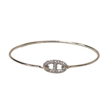 画像をギャラリービューアに読み込む, HERMES エルメス ロンドシェーヌダンクル ダイヤモンド ブレスレット 750WG 磨き済み ジュエリー アクセサリー レディース 【中古】