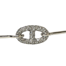 画像をギャラリービューアに読み込む, HERMES エルメス ロンドシェーヌダンクル ダイヤモンド ブレスレット 750WG 磨き済み ジュエリー アクセサリー レディース 【中古】