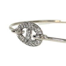 画像をギャラリービューアに読み込む, HERMES エルメス ロンドシェーヌダンクル ダイヤモンド ブレスレット 750WG 磨き済み ジュエリー アクセサリー レディース 【中古】