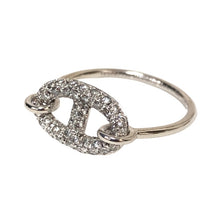 画像をギャラリービューアに読み込む, HERMES エルメス ロンド ダイヤモンド リング 指輪 6号相当 750WG 磨き済み ジュエリー アクセサリー レディース 【中古】