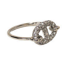 画像をギャラリービューアに読み込む, HERMES エルメス ロンド ダイヤモンド リング 指輪 6号相当 750WG 磨き済み ジュエリー アクセサリー レディース 【中古】