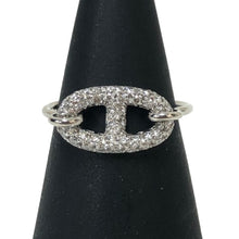 画像をギャラリービューアに読み込む, HERMES エルメス ロンド ダイヤモンド リング 指輪 6号相当 750WG 磨き済み ジュエリー アクセサリー レディース 【中古】